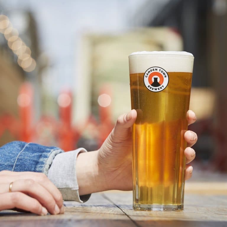 Cover Image for Buy 1 get 1 free on a pint of Camden Hells at The Red Deer